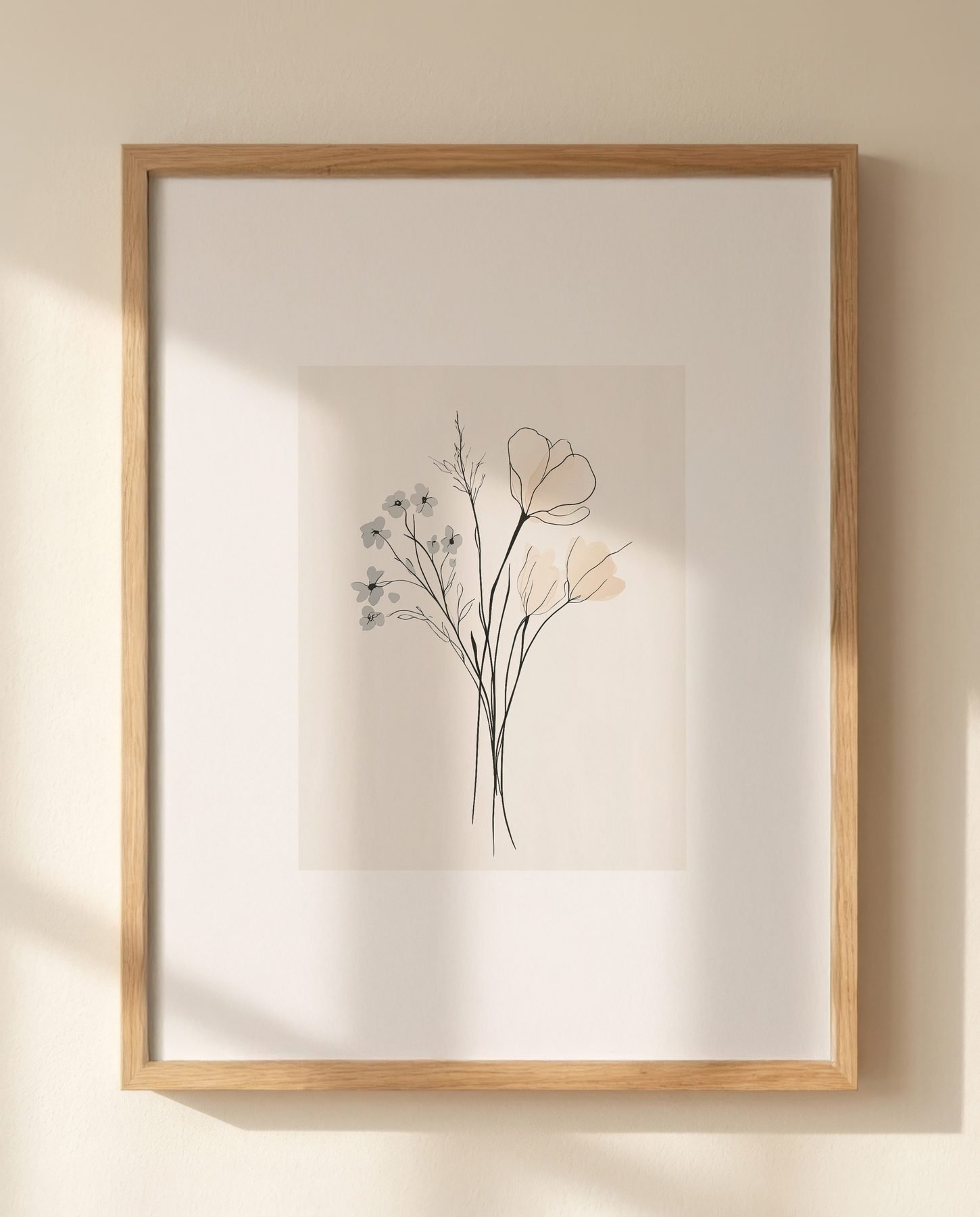 Botanical Floral Accents print